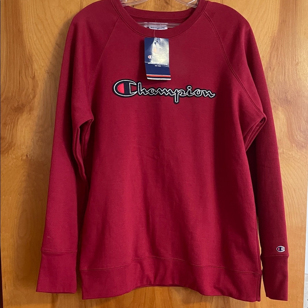 Champion Maroon Crewneck Sweatshirt